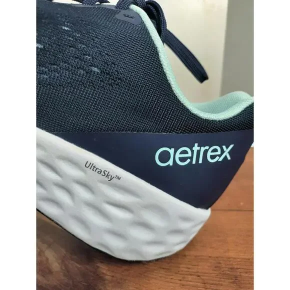 Aetrex Danika Women’s Arch Support Sneakers Navy Mint AP105W Size 10.5-11 - Picture 3 of 9